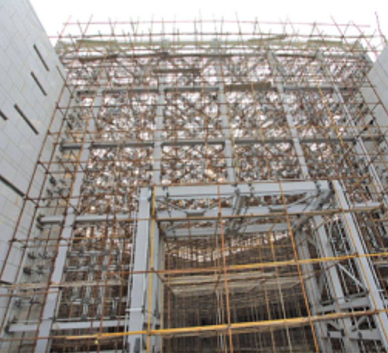 H Section Frame Steel Structure Shopping Mall Corrosion Protection