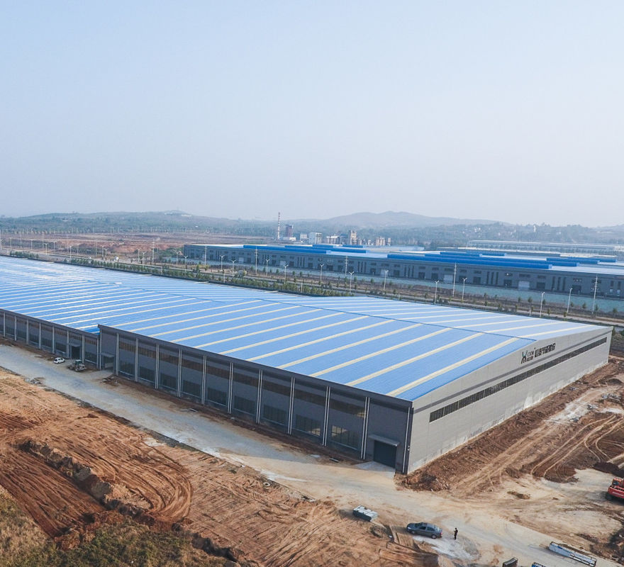 Customized Estructura De Acero prefabricated prefab hall building steel structure Q355B warehouse workshop in China