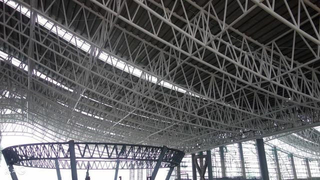 Large Span Antirust  Prefab Metal Gym Buildings Multistory Steel Structure For School