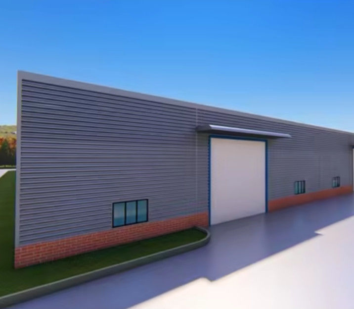 Large Span Anti-Corrosive Industrial Steel Structure Workshop Building High Seismic Resistance