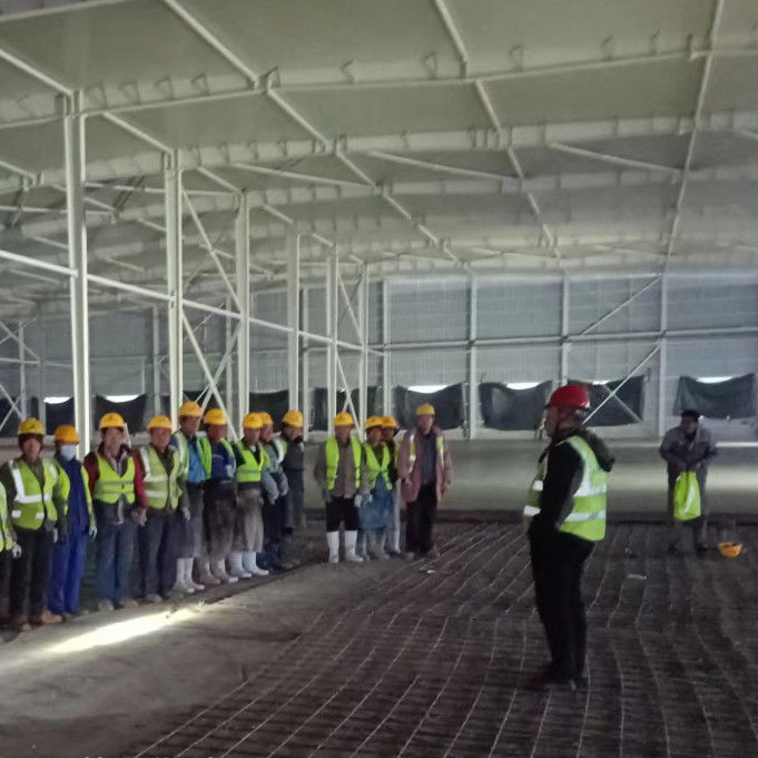 Large Span Anti-Corrosive Industrial Steel Structure Workshop Building High Seismic Resistance