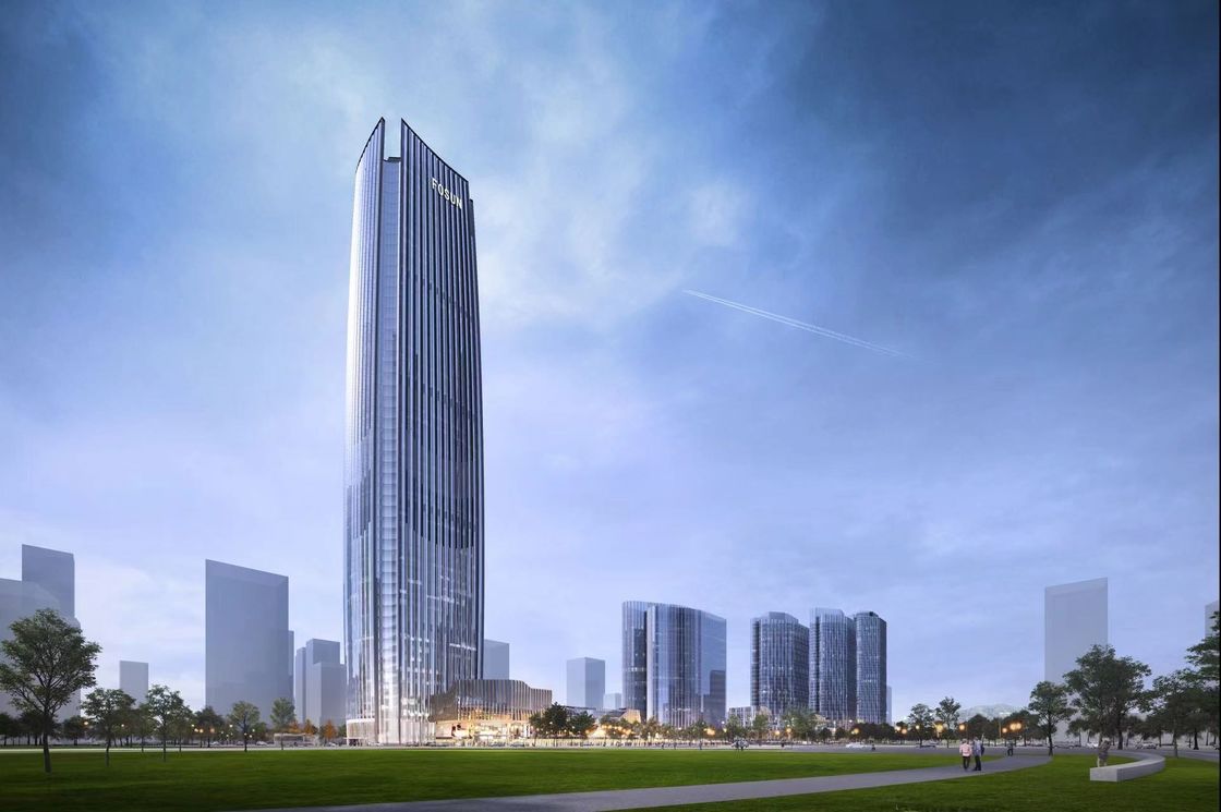 China Manufacturer Directory Sale Durable Steel Structural Frame Commercial High Rise Building Office Steel Structure