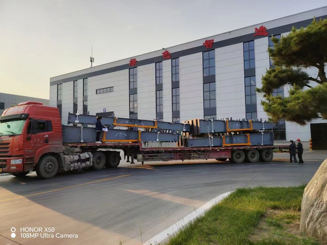 36 Meters Large Clear Span 46 Eave Height Rockwool Composition Wall Panel Steel Structure Workshop To USA America