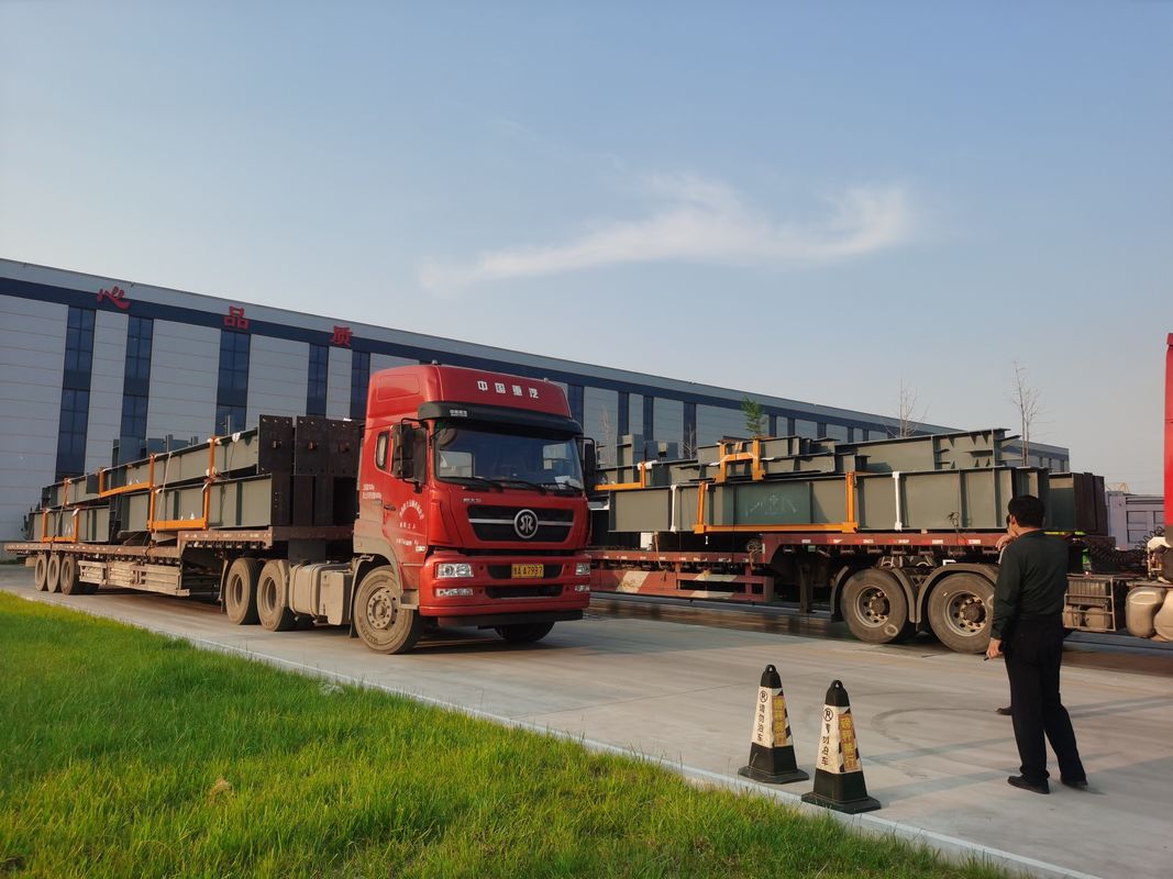 36 Meters Large Clear Span 46 Eave Height Rockwool Composition Wall Panel Steel Structure Workshop To USA America