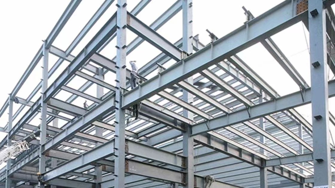 Large Span and Fast Assembling Prefabricated House Construction Steel Structure Building Prefab Workshop
