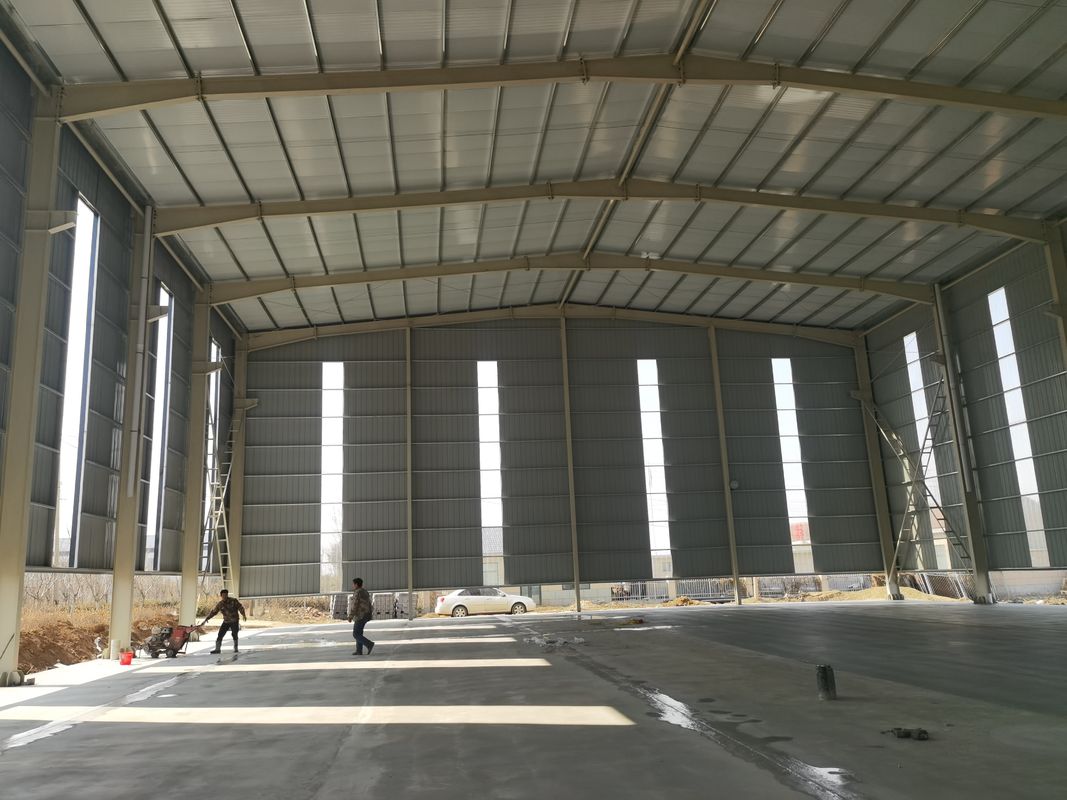 Build Steel Warehouse Engineered for High Rise and Large Span with Hurricane Proof Prefab Steel Structure Workshop