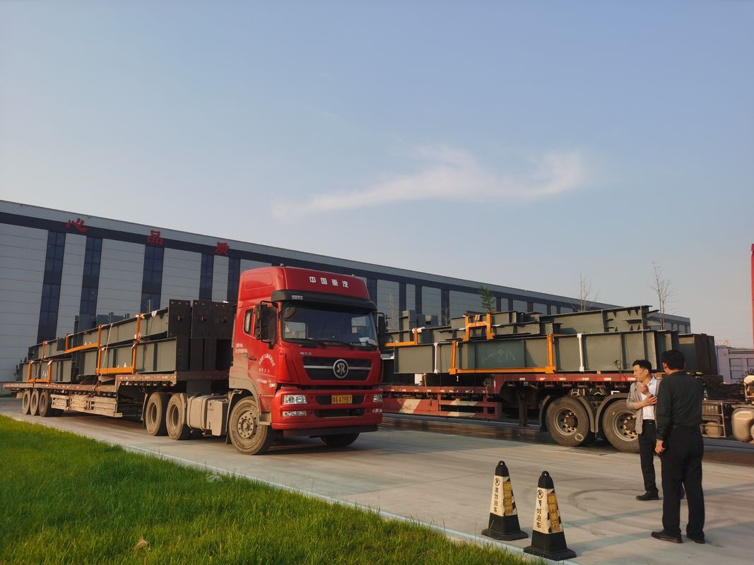 OEM Pharmaceutical Logistics Prefabricated Metal Buildings H Section Portal Frame Building Steel Structure
