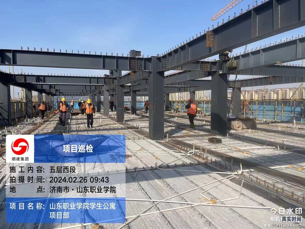 Pre Engineered Multi-Storey Prefab Steel Structure Student School University Apartment Teaching Building