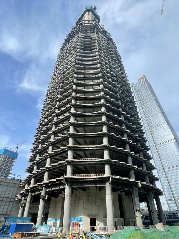 260M Height Steel Frame Core High Rise Building Fast Installation Prefab Prefabricated High Rise Steel Structure Price